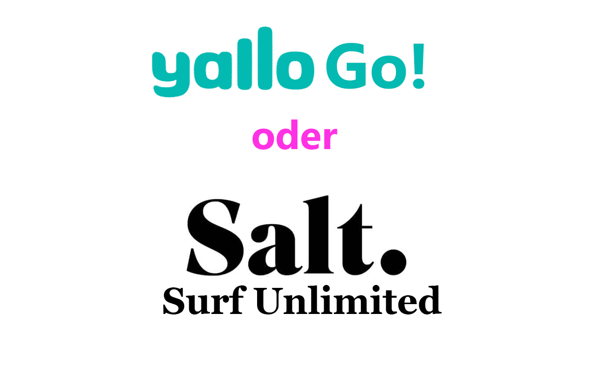 Yallo Go und Salt Unlimited Handy Abos in der Schweiz Titelbild